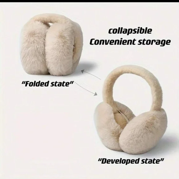 Elegant Black Faux Fur Women's Accessory - Picture 6 of 7